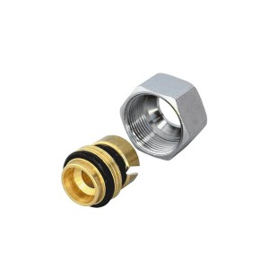 Переходник МП/PE-X латунь обжим R179AM ДУ16х2,2х16 Ру10 Giacomini R179MX013