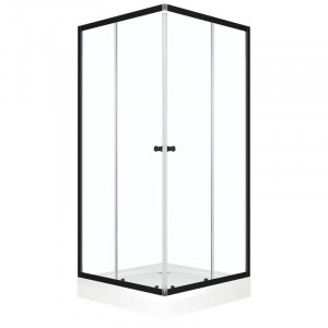 Душевое ограждение DOMANI-Spa Cube Graphite (90*90*200 / прозрачное )