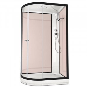 Душевая кабина DOMANI-Spa Delight 128 R, С Крышей (стенки Pink cappuccino / прозрачное стекло)